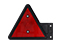 Dreiecksreflektor 155x136 mit Gummibefestigung links