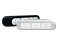 DRL LED Tagfahrlicht 132,2x28,2x19,1mm 3,5m Kabel, 2x schwarze und 2x transparente Abd. 2-er Pack
